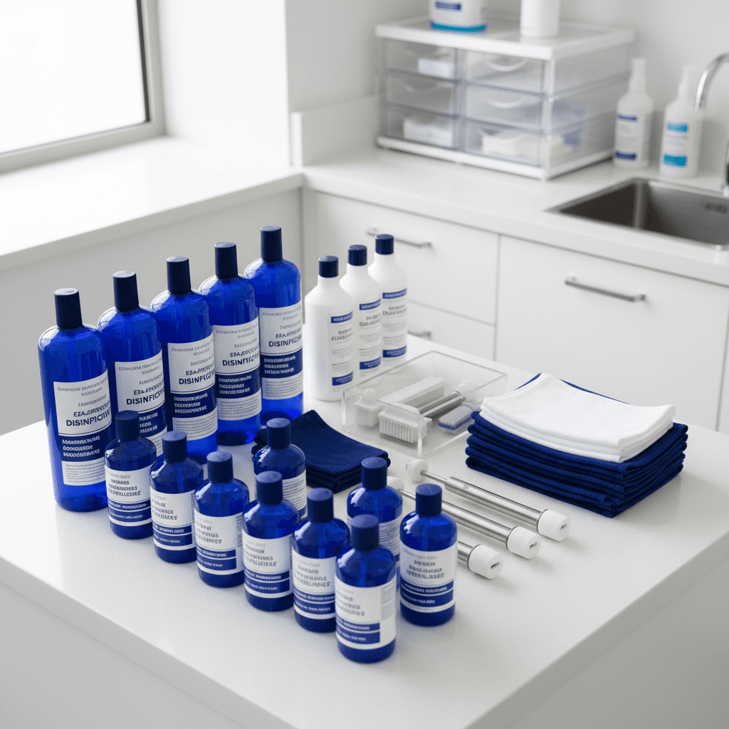 Medical-grade equipment sanitization supplies