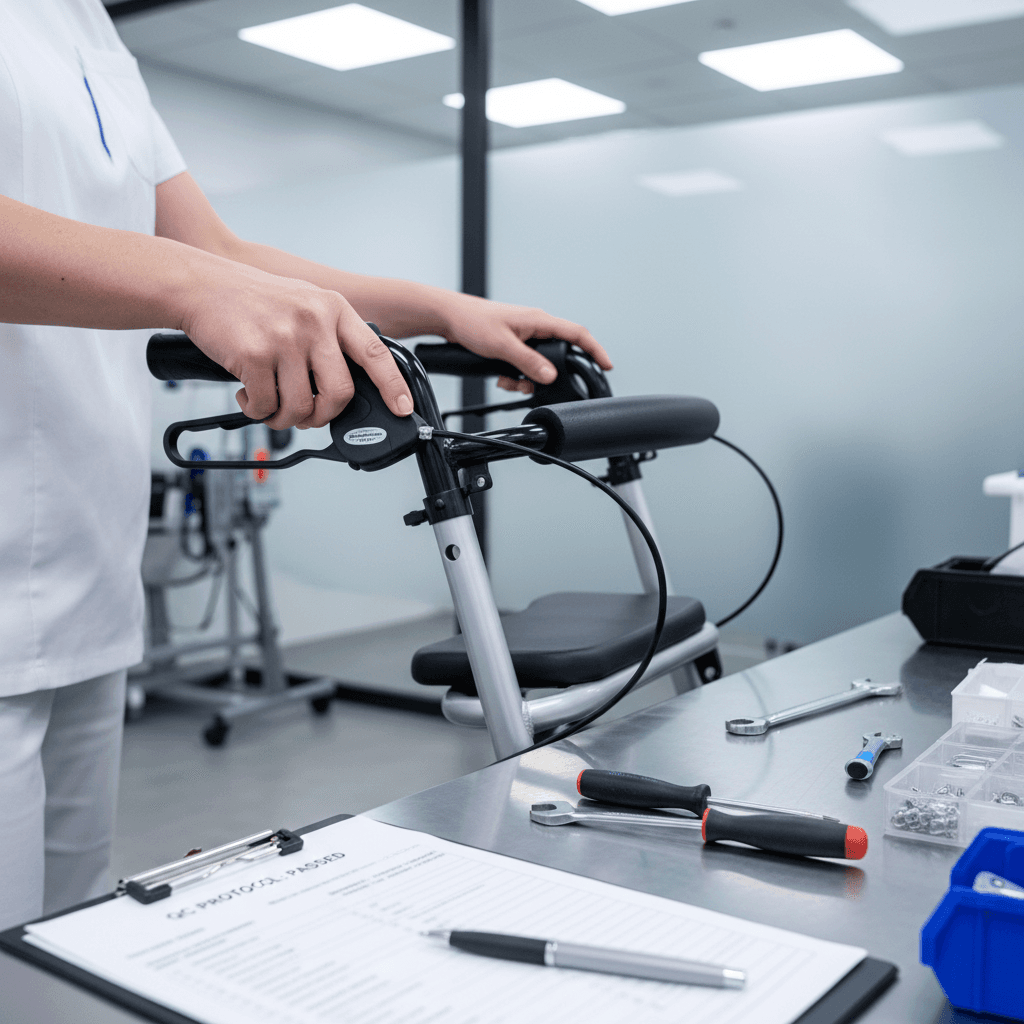 Equipment assembly and quality control verification